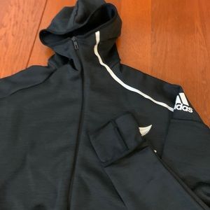 ADIDAS ALL BLACKS ANTHEM JACKET BLACK/WHITE